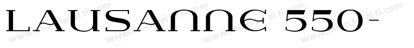 Lausanne 550字体转换